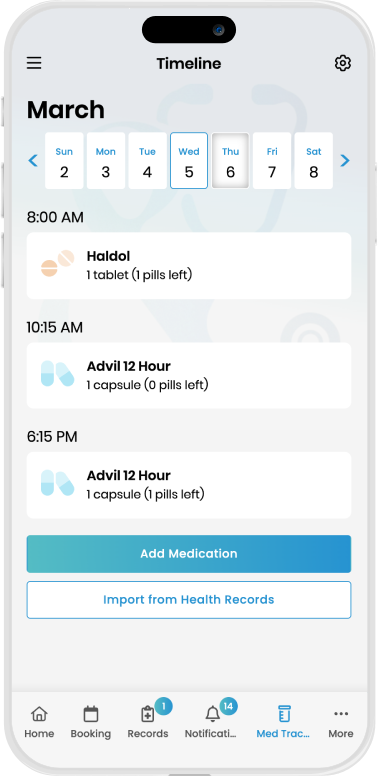 Care& app medication tracker