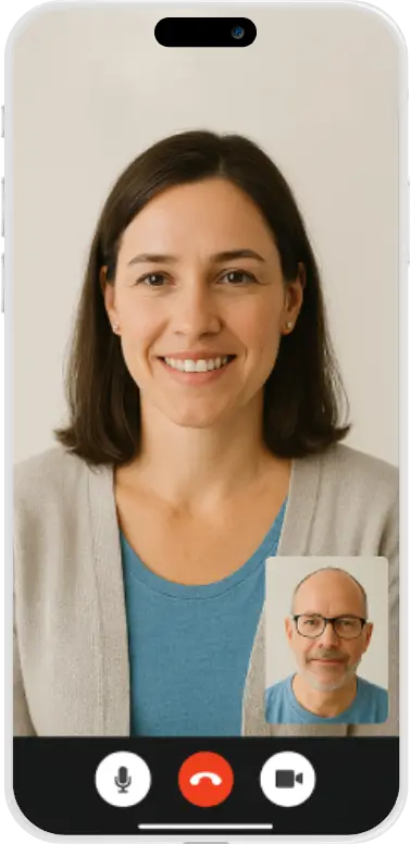 Care& app video consultation